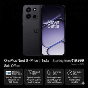 OnePlus Nord 6 price in India sale offers