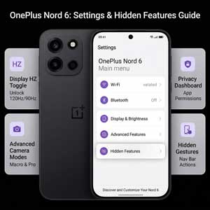 OnePlus Nord 6 settings and hidden features guide